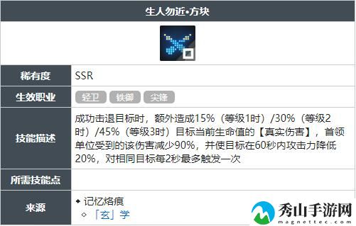 白荆回廊生人勿近方块技能获得方法 生人勿近方块技能怎么获得