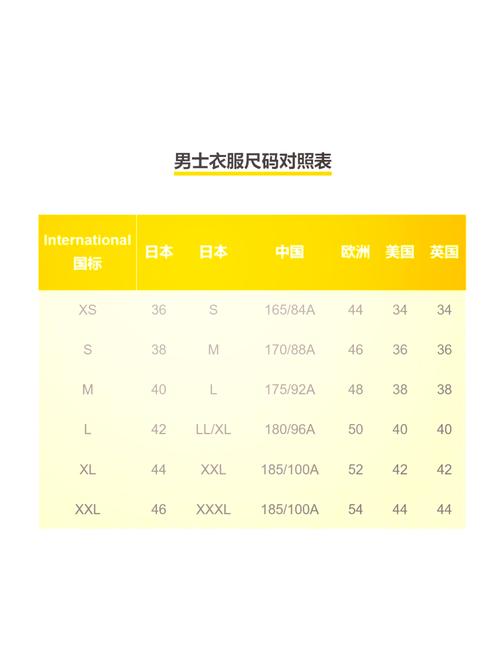 解密欧美尺码与日本尺码专线的转换秘诀